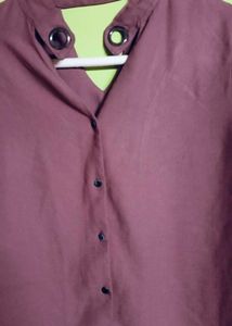 Peach Colour Short  Shirt