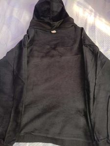 Embroidered Black Hoodie