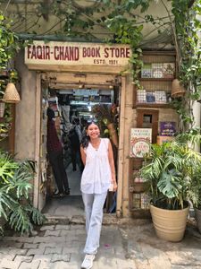 a white net alia cut design kurti