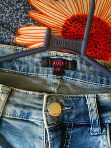 Branded Denim Shorts