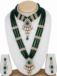 Kundan Heavy Necklace Set With Earrings