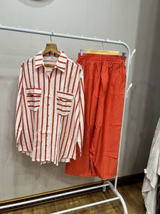 plus size cotton strips cordset