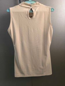 Sleeveless Mock Neck Top