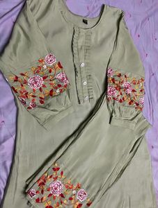 Embroidered Co Ord Set