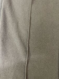 Olive Green Flare Ribbed Pants