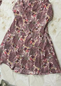 Alia Cut New Kurti And Pant Set