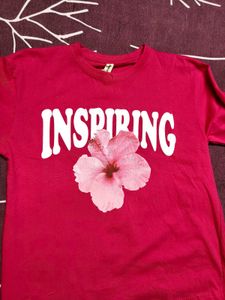 J.Square Women Oversize GraphicPrint Cotton Tshirt