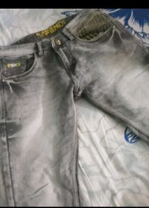 Gray Denim Jeans