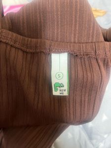 Brown Bodycon Midi Dress