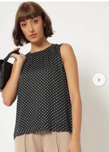 Vero Moda Polka Dot Tank Flowy Formal Sleeveless