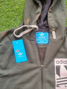 Adidas Olive Green Hoodie