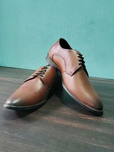 Brown Leather Formal Shoes