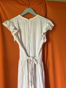 White Cottagecore Dress