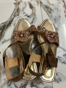 Golden Diamond Sandal