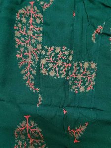 Green Printed Kurta