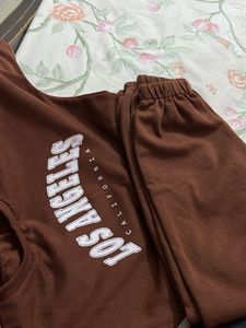Brown LA Sweat Set