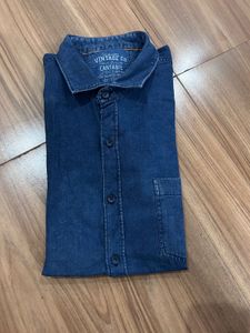 Cantabil  Men Denim Shirt