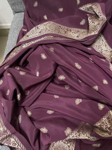 Hot Maroon Saree