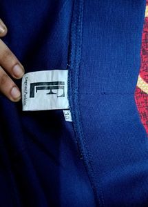 Navy Blue Flared Bell-Bottom Pants