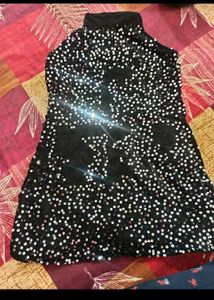 Beautiful Lehnga And Sequence Dress For Cute Girl