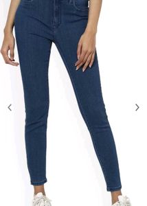 Women Blue Skinny Fit High-rise Jeans