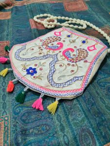 Embroidered Sling Bag