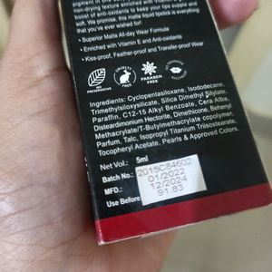 Nykaa Matte to Last! Transfer Proof Liquid L Lipstick Maharani -02 | 5ml