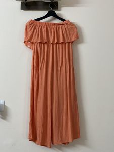 Off Shoulder Jump Suit