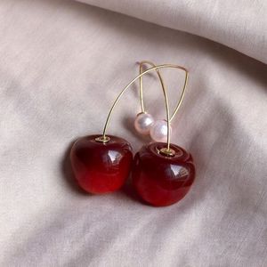 Cherry Drop Earrings