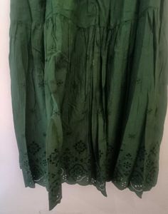 Convertible Off Shoulder Tiered Green Dress