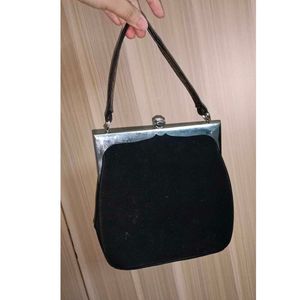 Vintage Black Clutch