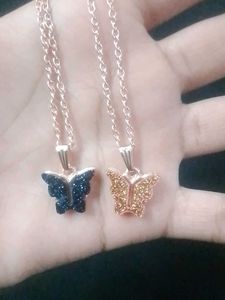Butterfly  Chain Necklace
