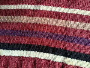 Striped Knit Mini Dress