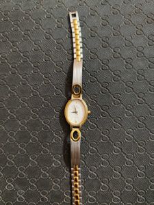 Elegant Two-Tone Ladies Watch