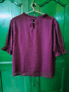 FIG Elegant Ruffled Top