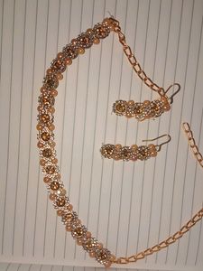 Jwellery Necklace With Earrings