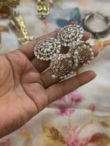 Floral Jhumka Earrings