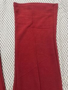 Maroon Casual Pants