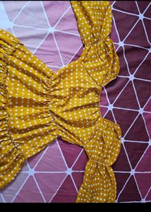 Yellow Dress(polka dot)