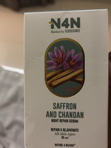 N4N Saffron &amp; Chandan Night Repair Serum