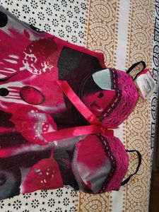 Pink &amp; Black Nightsuit