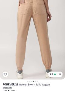 Forever 21 Women Solid Jogger