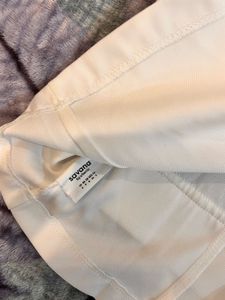 One-Shoulder White Top