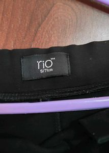 Black Zip Detail Pants