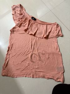 one shoulder top