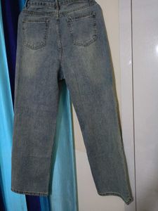 Straight Pants Denim