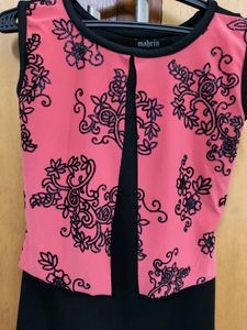 Bodycon Mini Black Partywear Dress
