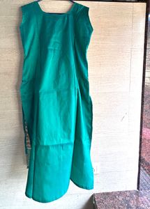 Elegant Green Kurta Banarasi