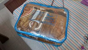 Cozy Brown Blanket With Free Pillow