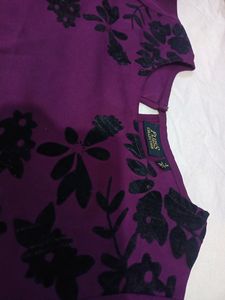 plusS Violet Designer Top